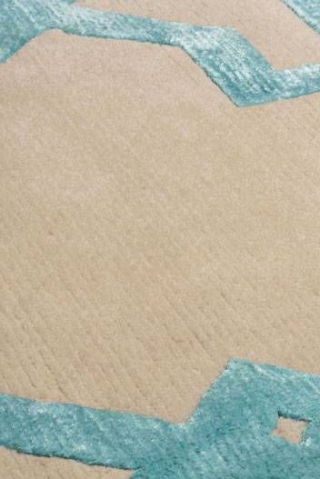 Moroccan Teal Rug by AJ