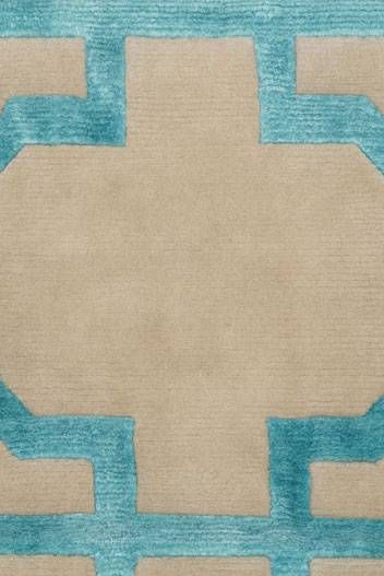 Moroccan Teal Rug by AJ