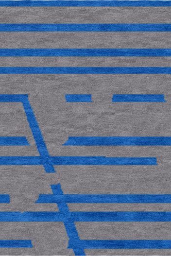 Linea Blue Rug by Rug Couture