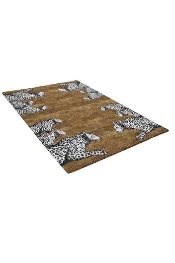 Leopards Gold Rug by Jimmie Martin