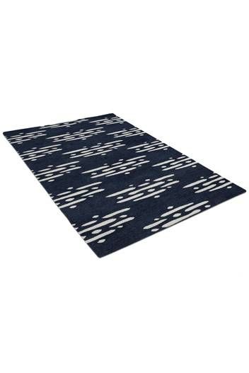 River - Kawa 川 Rug by Louise Carrier