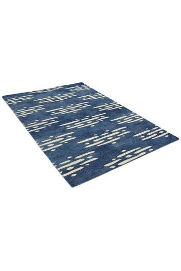 River - Kawa 川 Rug by Louise Carrier
