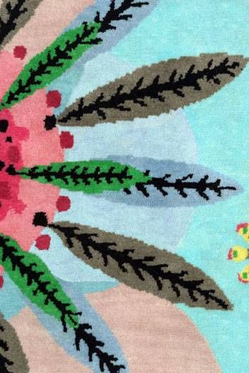 Ella Aqua Rug by Patternistas