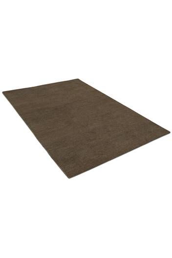 Plain Mid Brown Rug by Rug Couture
